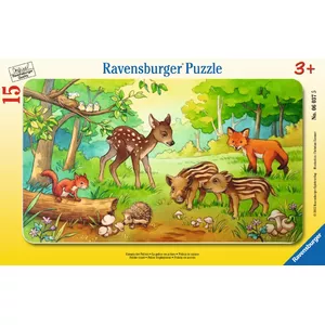 Пазл Ravensburger 00.006.376 — Тема: Фауна, 15 деталей, ширина 250 мм, для детей от 3 лет