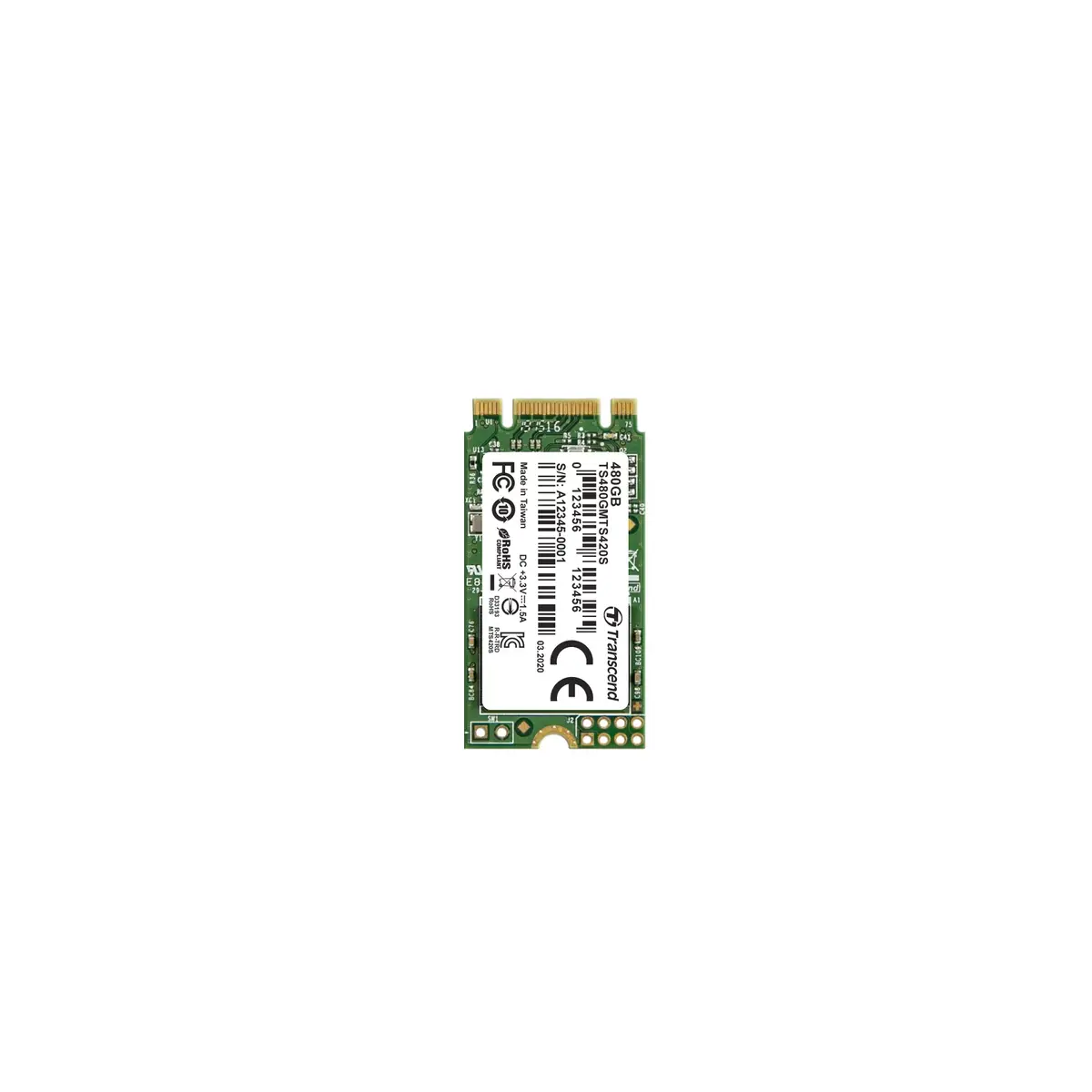 SSD diskdziņš Transcend 480GB TS480GMTS420S Photo 2