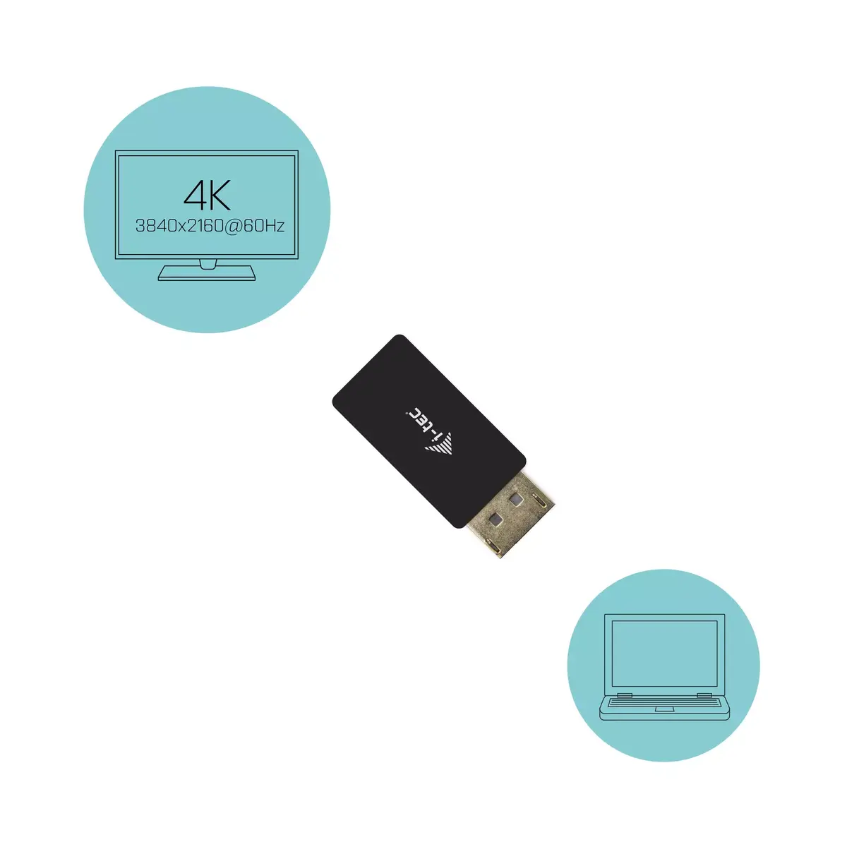 DisplayPort uz HDMI adapteris i-tec DP2HDMI4K60HZ Photo 3
