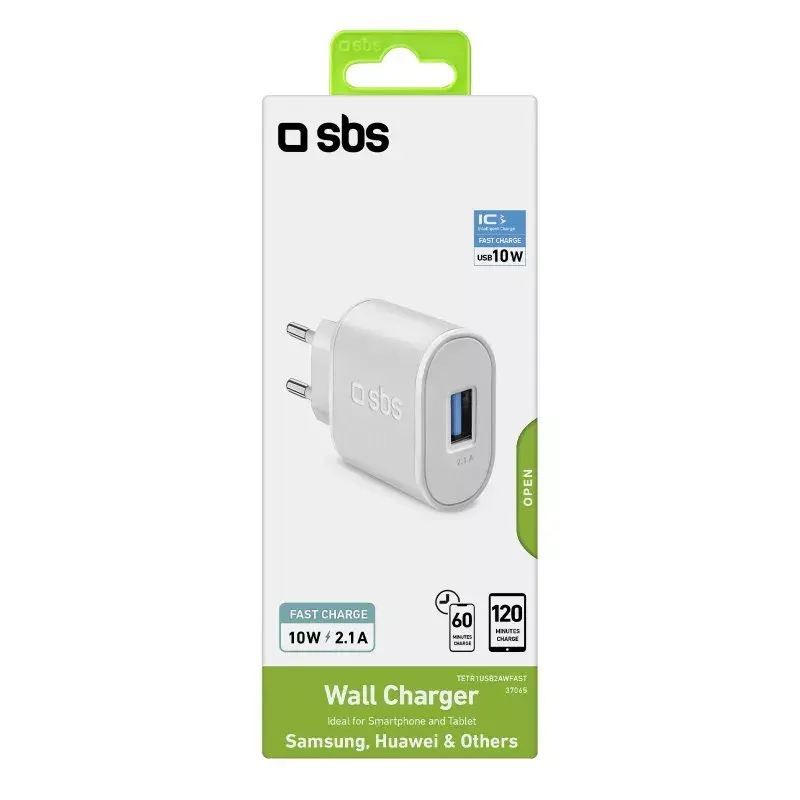 USB ceļojumu lādētājs SBS 2100 mAh Photo 5