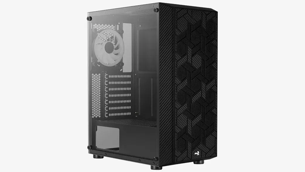 AEROCOOL Hive-G-BK-v3 Midi Tower korpuss Photo 2