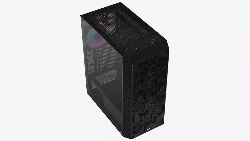 AEROCOOL Hive-G-BK-v3 Midi Tower korpuss Photo 8