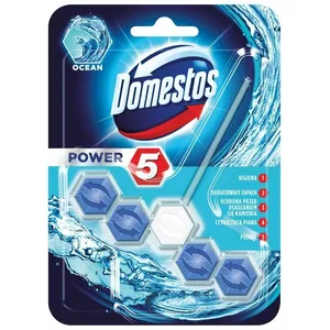 Туалетный блок Domestos Power 5 Ocean 55 г