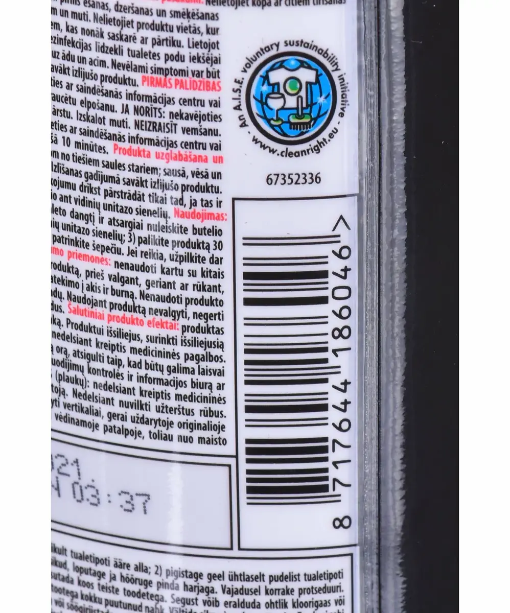 Domestos Zero Limescale Pink 750 ml — nogulšņu noņēmējs Photo 2