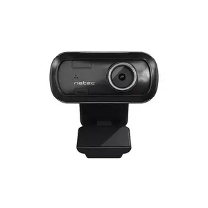 Webkamera NATEC LORI Full HD 1920×1080, USB 2.0, klipša stiprinājums, 70° skata leņķis, 1.5 m kabelis, melna