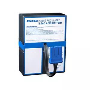 Герметичный свинцово-кислотный аккумулятор AVACOM RBC33 12В 7А·ч для ИБП и резервных систем