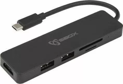 SBOX Adapter TCA-51 USB Type-C to HDMI & SD/TF Photo 1