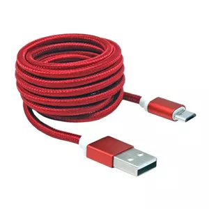 USB kabelis SBOX USB-10315R USB 2.0 1.5 m Sarkans