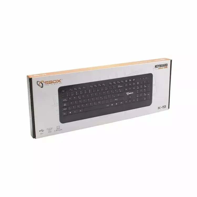 SBOX K-19 Wired USB Keyboard Photo 4