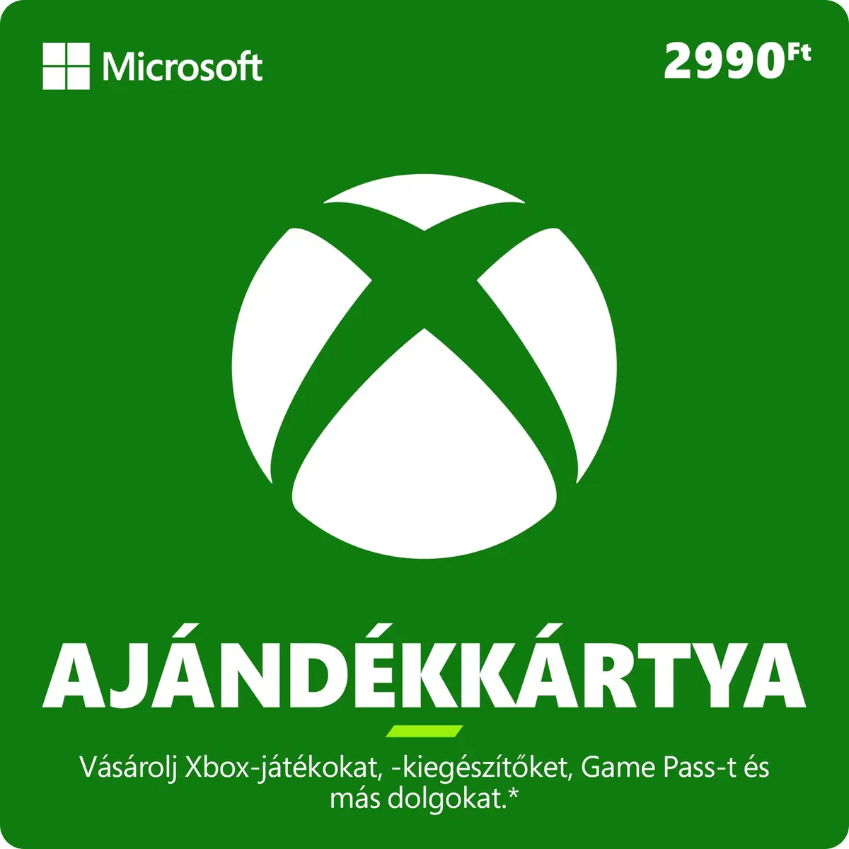 Microsoft Xbox подарочная карта 2 990 HUF K4W-03493 Photo 2