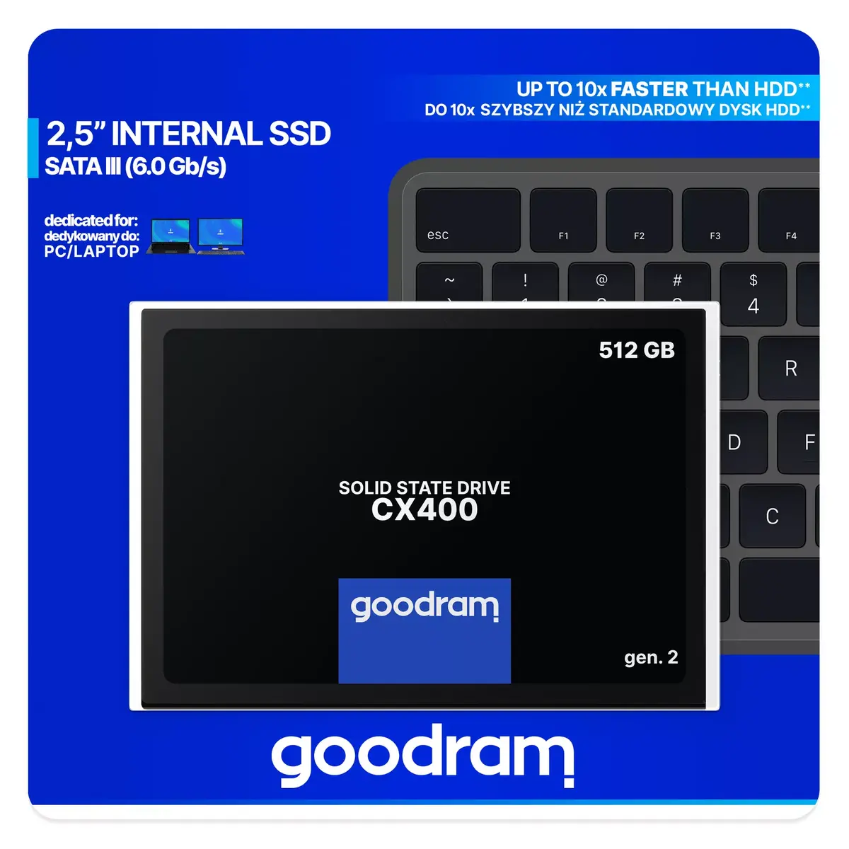 GOODRAM 2.5" SATA III SSD SSDPR-CX400-512-G2 Photo 7