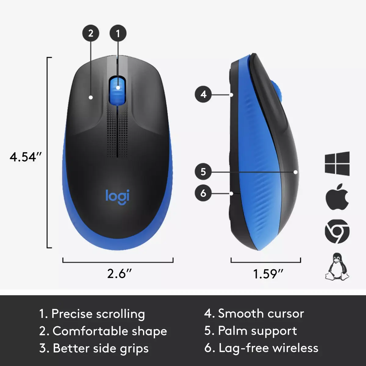 Мышка Logitech M190 Photo 11