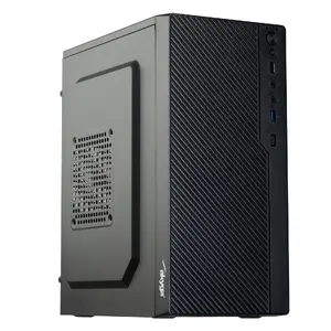 Datora korpuss Akyga AK36BK Micro Tower melns — Micro Tower, atbalsta Flex-ATX/Mini-ITX/Micro-ATX, GPU max 25 cm, CPU dzesētājs max 14 cm
