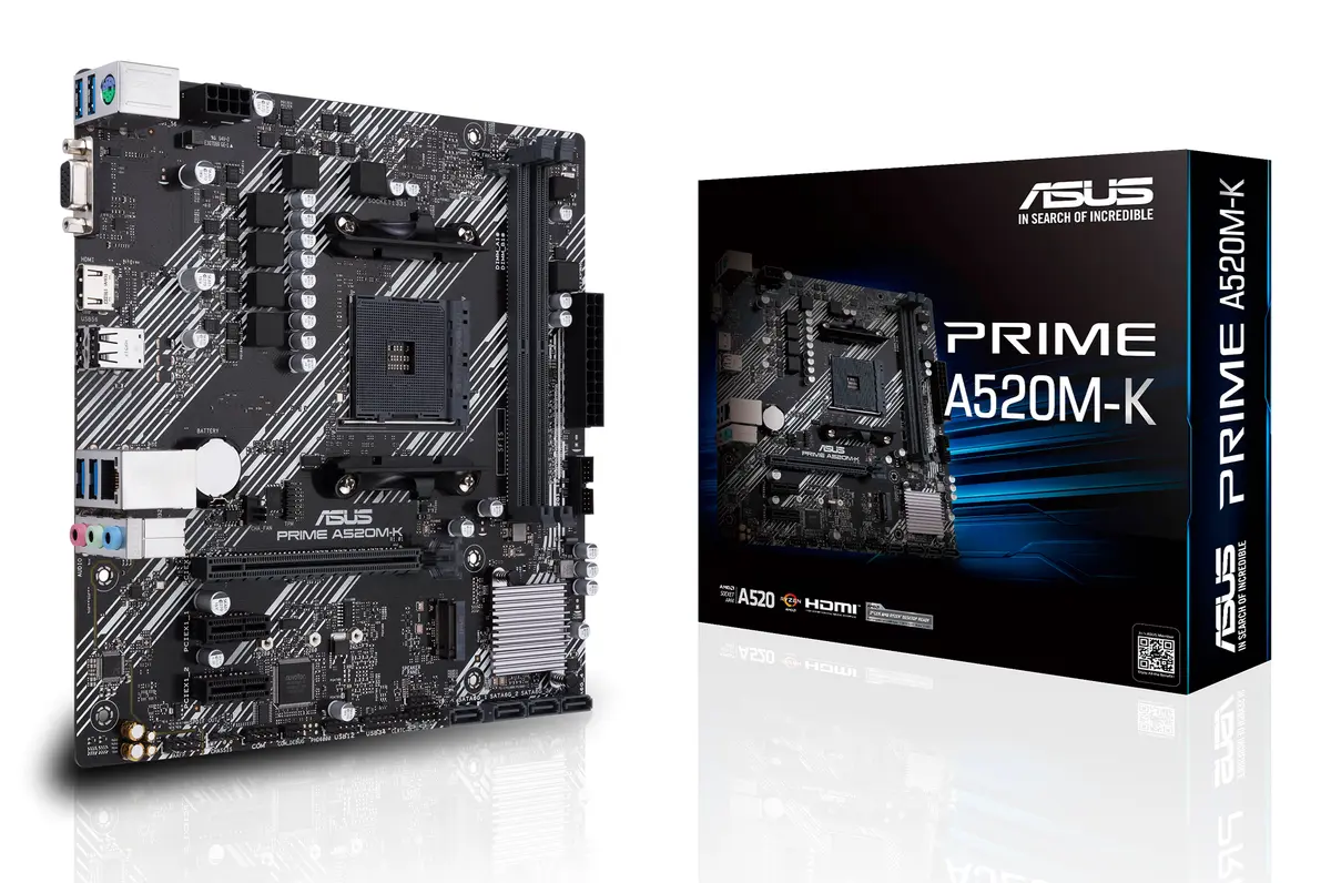Mātesplate Asus PRIME A520M-K, AMD A520