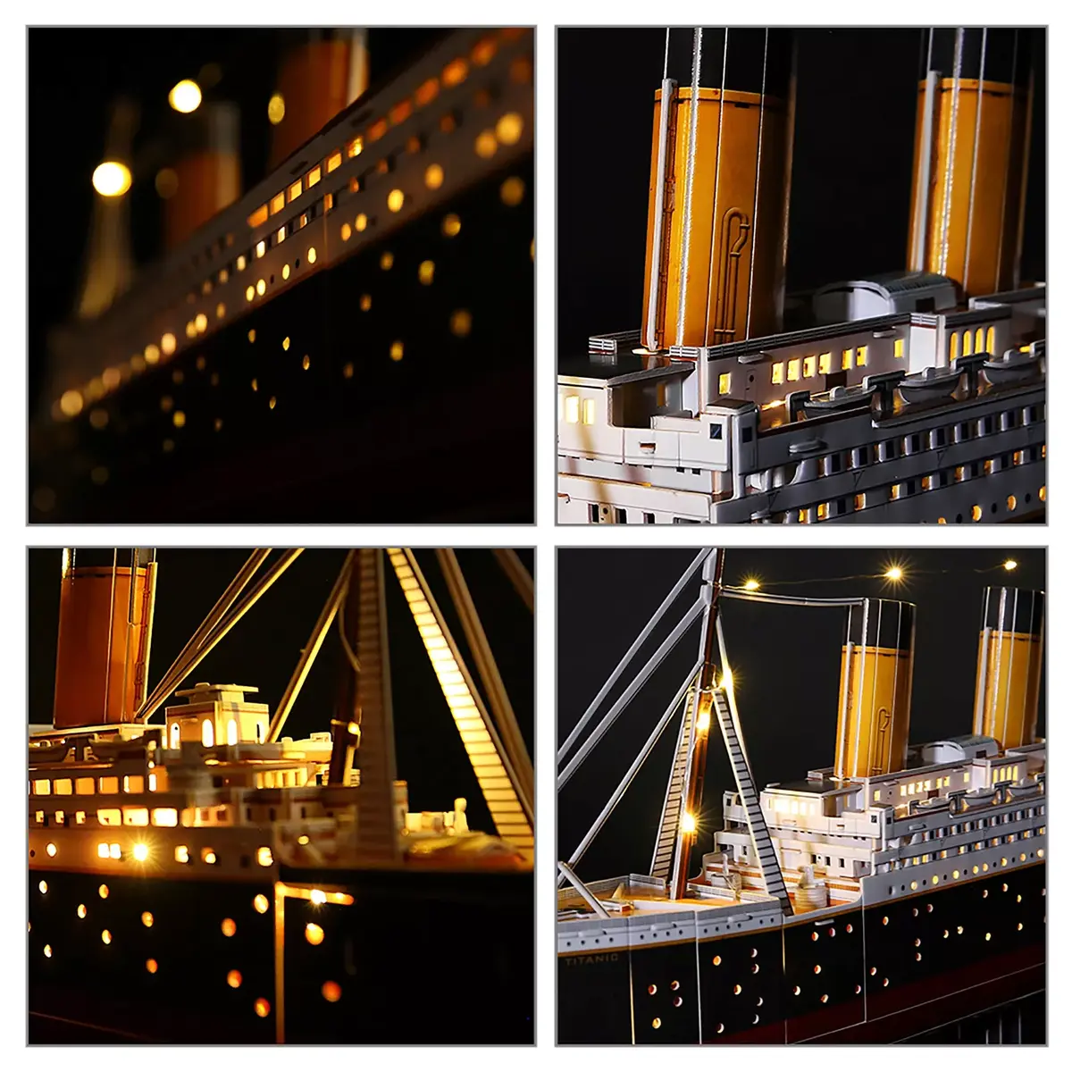 3D Puzle CubicFun Titanic LED Photo 4