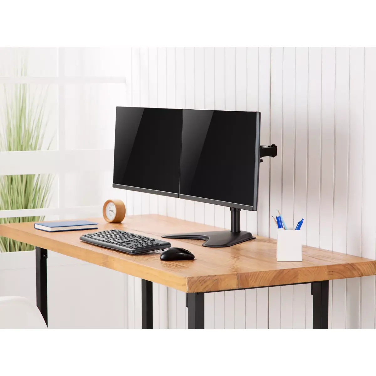 Dual Monitor Tabletop Stand Equip 17"-32" Economy Photo 6
