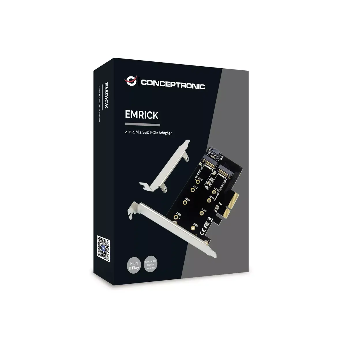 Адаптер M.2 SSD PCIe Conceptronic EMRICK Photo 4
