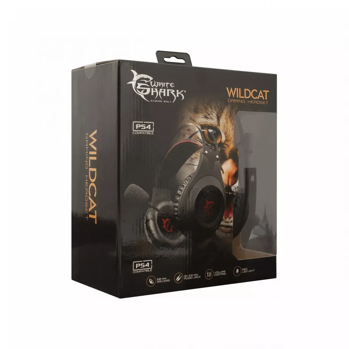 Headset White Shark Wildcat Photo 7