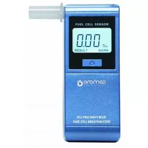 Alkohola testers Oromed X12 PRO BLUE LCD displejs Alkaline akumulators