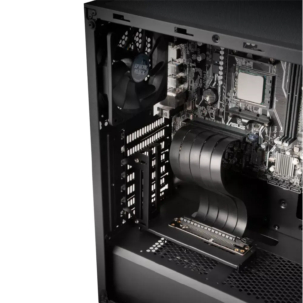 Vertical GPU Holder Akasa RISER BLACK PRO Photo 5