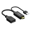 Адаптер HDMI на DisplayPort Akasa AK-CBHD24-25BK Photo 4