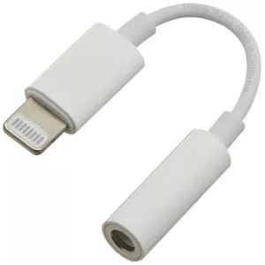 Кабель PREMIUMCORD kipod51 Apple Lightning — 3,5 мм стерео-штекер, белый