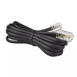 Telephone Cable Wirewin MOD 8/4-6/4 RJ45 RJ11 3m Black