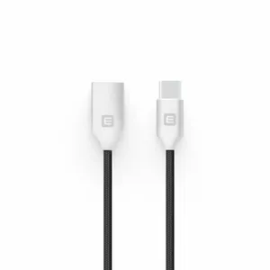 Кабель для передачи данных Evelatus TPC06 USB Type-C 1м черный