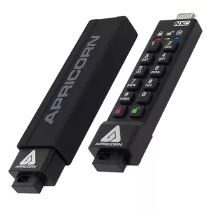 Apricorn Aegis Secure Key 3NXC USB флеш накопитель 16 GB USB тип-A 3.2 Gen 1 (3.1 Gen 1) Черный