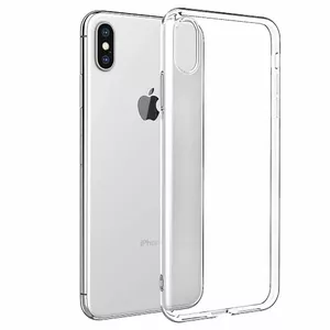Slim case for iPhone X/XS by iLike — transparent, 1 mm thickness