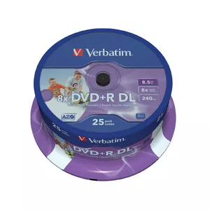 DVD+R DL Verbatim 43667 8.5 ГБ 25 шт.