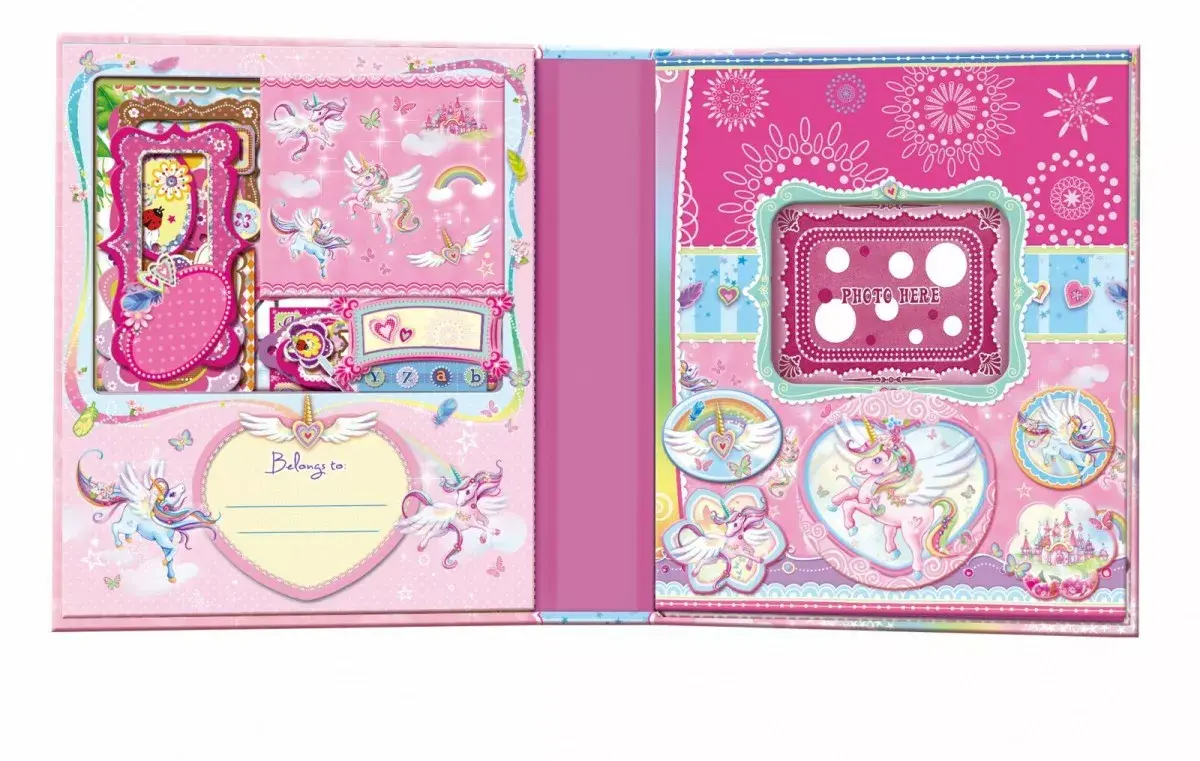 Pulio Pecoware scrapbooking komplekts Vienradzis Photo 2