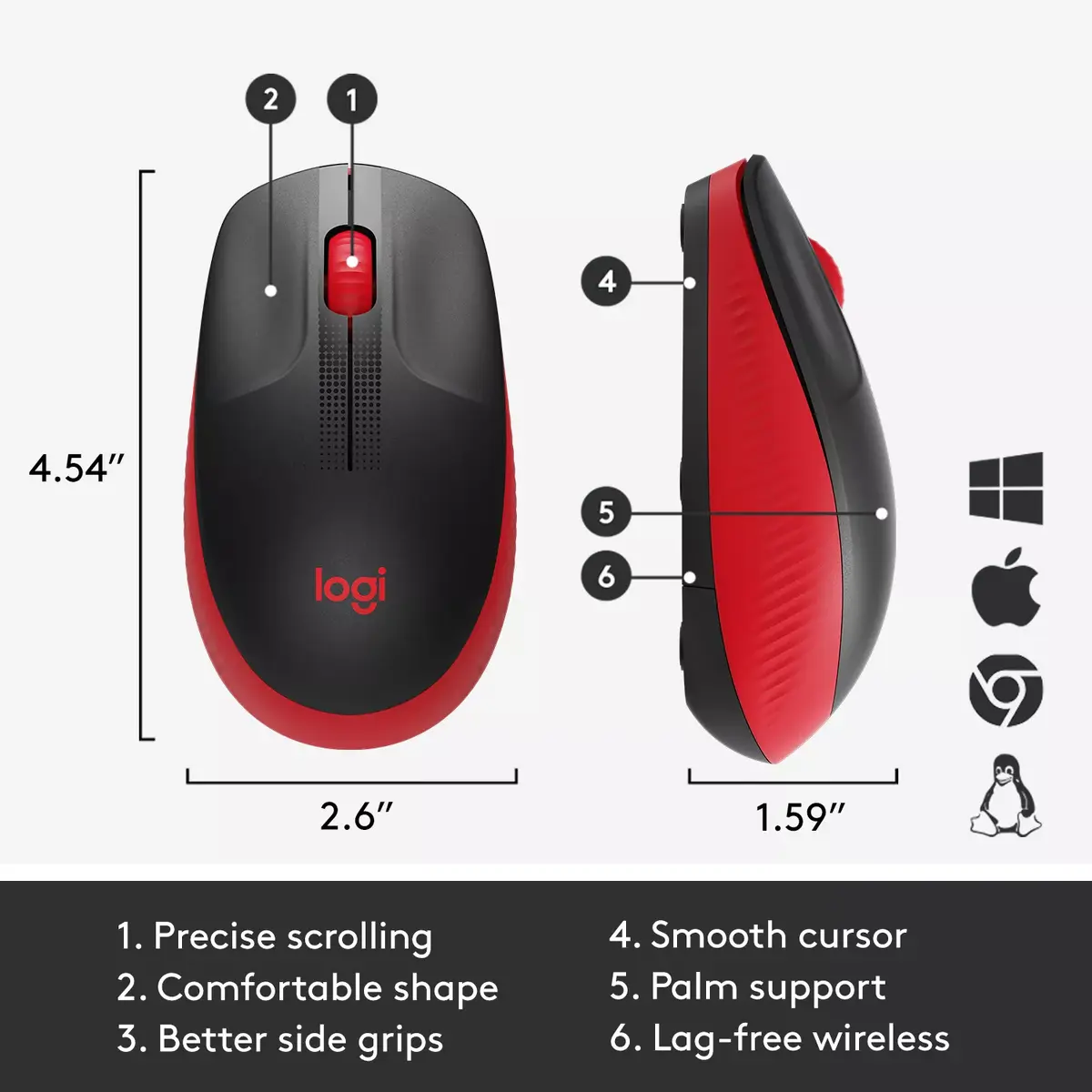 Мышка Logitech M190 Photo 11