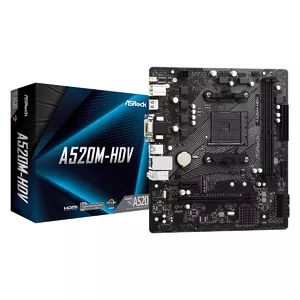 Motherboard Asrock A520M-HDV Socket AM4 micro ATX