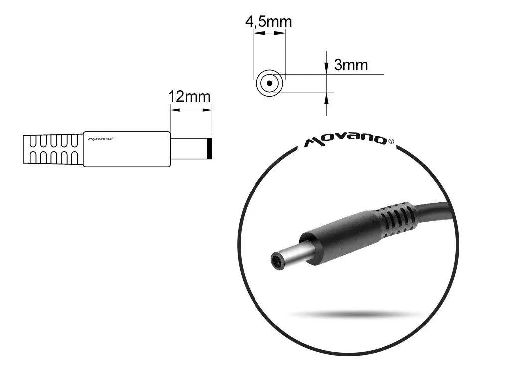 Strāvas adapteris MITSU 19V 4.74A 5ZM013 Photo 2