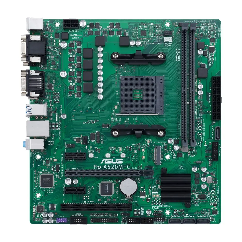 ASUS Pro A520M-C/CSM AMD A520 Ligzda