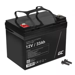UPS battery Green Cell AGM21 — 12 V Sealed Lead Acid (VRLA), 33 Ah, 9.4 kg, black