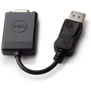 Video cable adapter Dell DisplayPort (male) to VGA, model 492-11715, length 178 mm, black