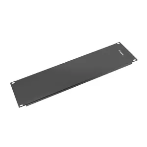 Blank panel LANBERG AK-1404-B — 3U rack plate, 482.6×133.3×8 mm, black