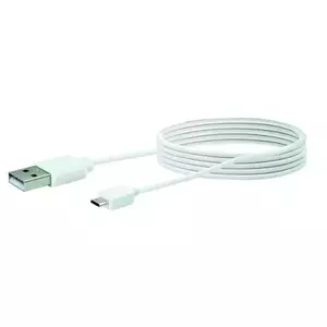USB кабель Schwaiger LK200M532 2м USB A Micro-USB A Белый
