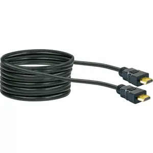 HDMI cable SCHWAIGER HDM100 013 — 10 m, HDMI Type A male–male, gold-plated contacts, black