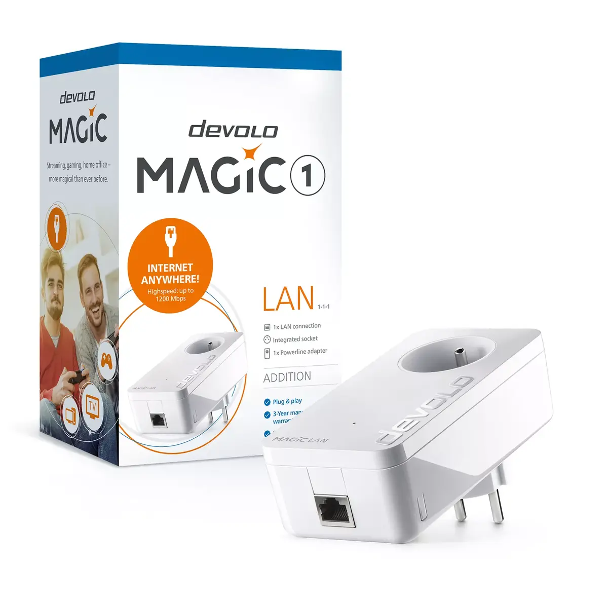 Ethernet LAN adapteris Devolo Magic 1 LAN Photo 2