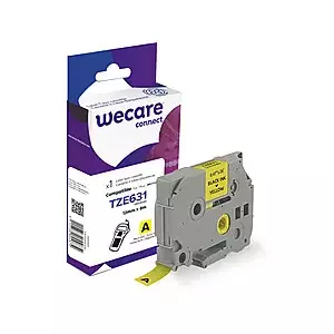 Label-making tape Armor K80010W4 Black on yellow TZe