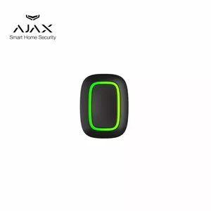 Ajax Button Multi-funkcionāla pults trauksmes aktivizēšanai un gudrās mājas iestatījumiem Melna
