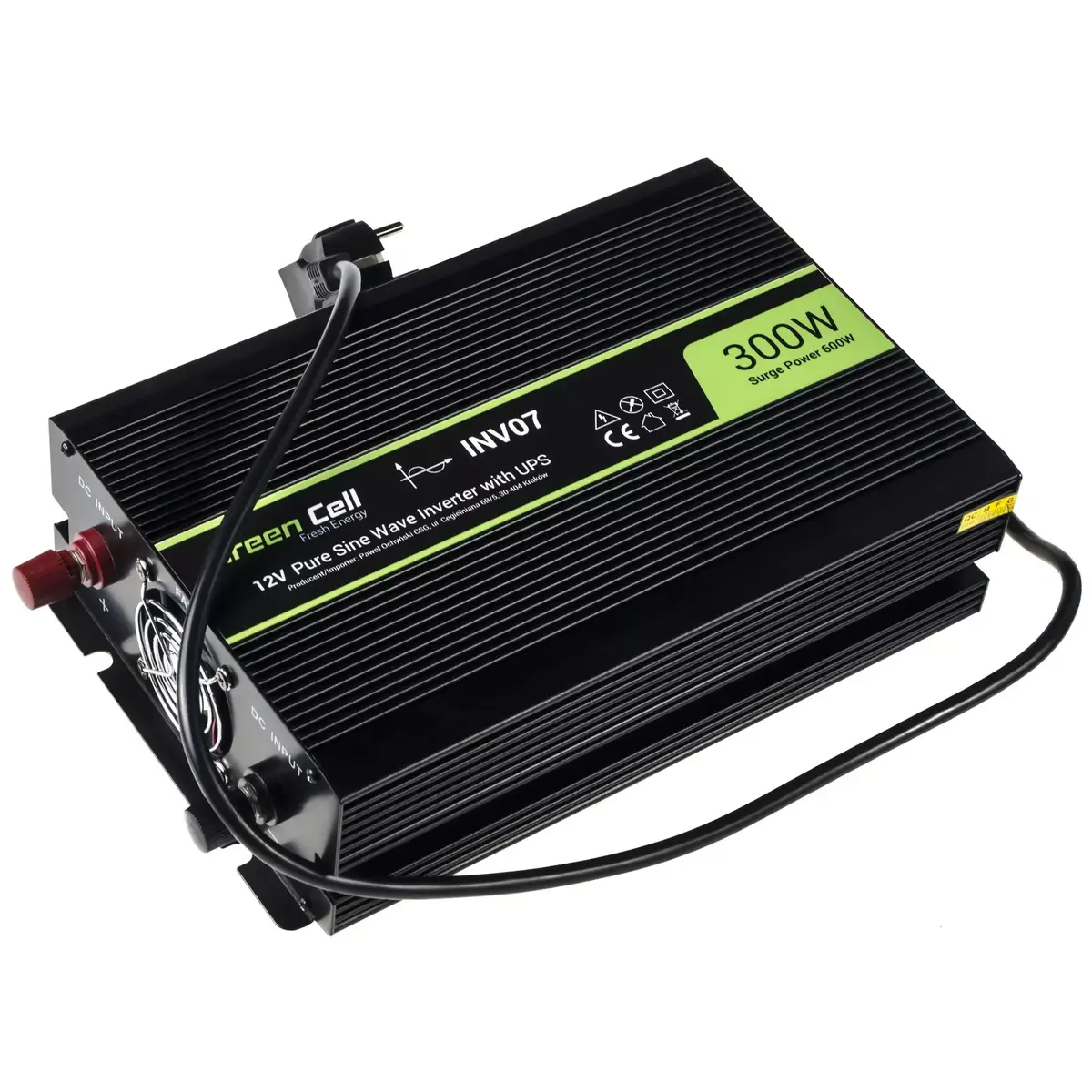 Power inverter Green Cell INV07 — 300 W, 12V→230V Photo 5