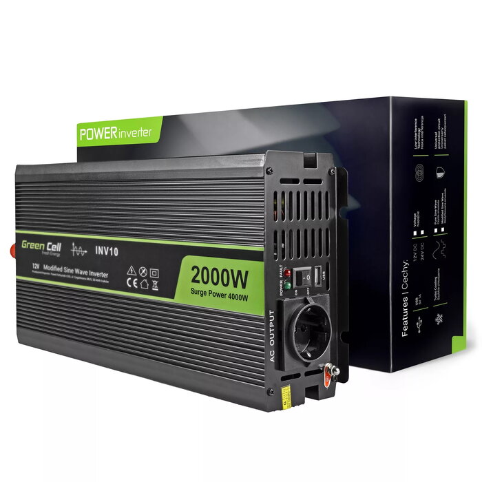 Jaudas adapteris inverters Green Cell INV10 Photo 1