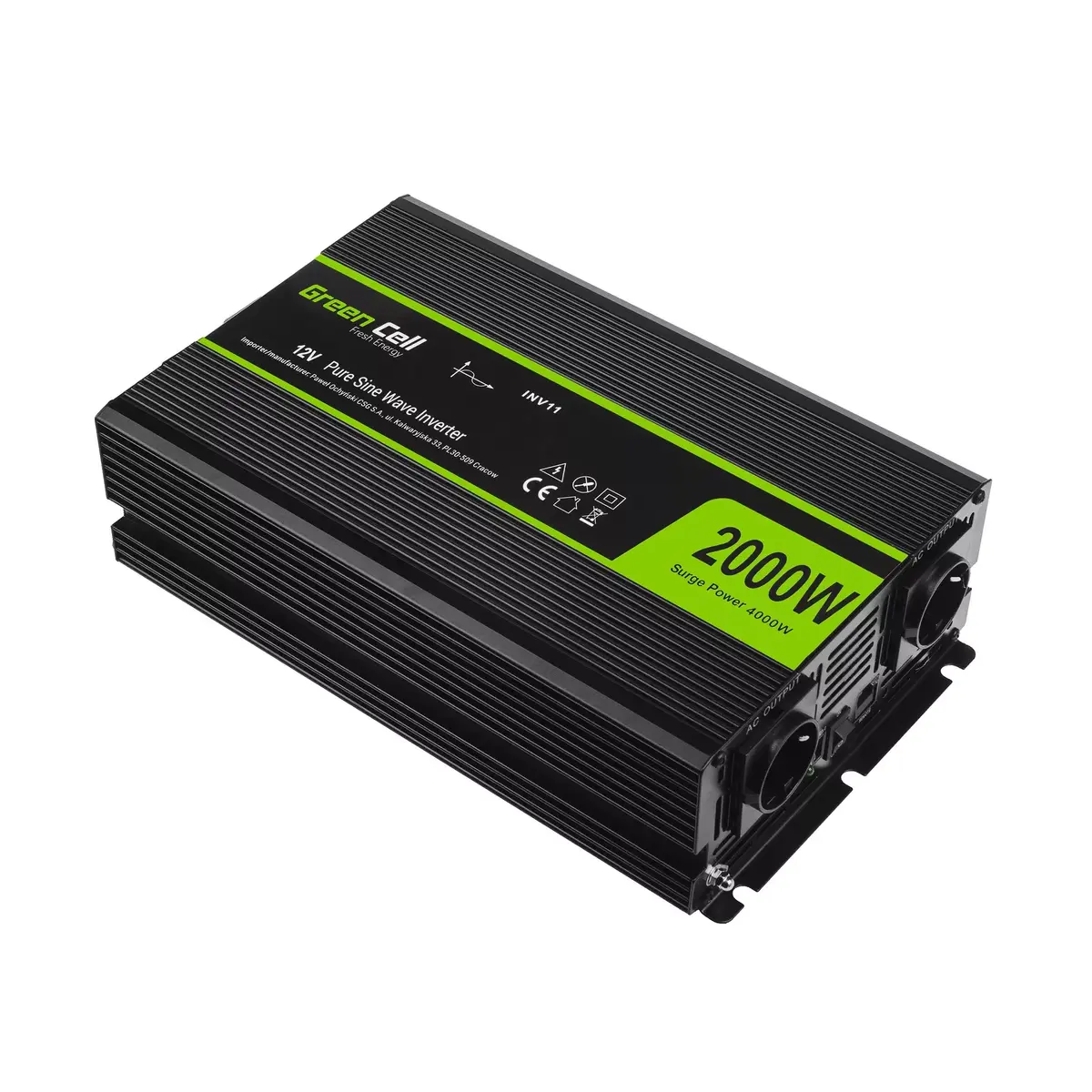 Green Cell INV11 2000 W auto invertors Photo 2