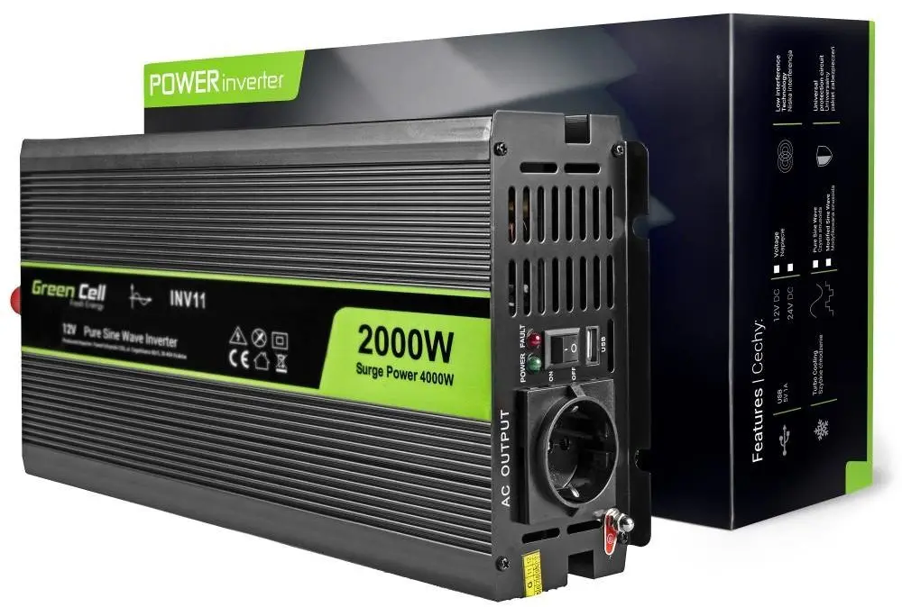 Green Cell INV11 2000 W auto invertors Photo 6