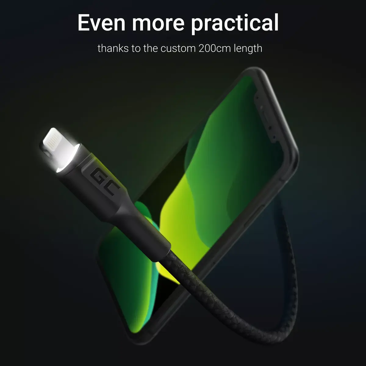 Кабель Green Cell Lightning — USB-A KABGC12 2 м Photo 4