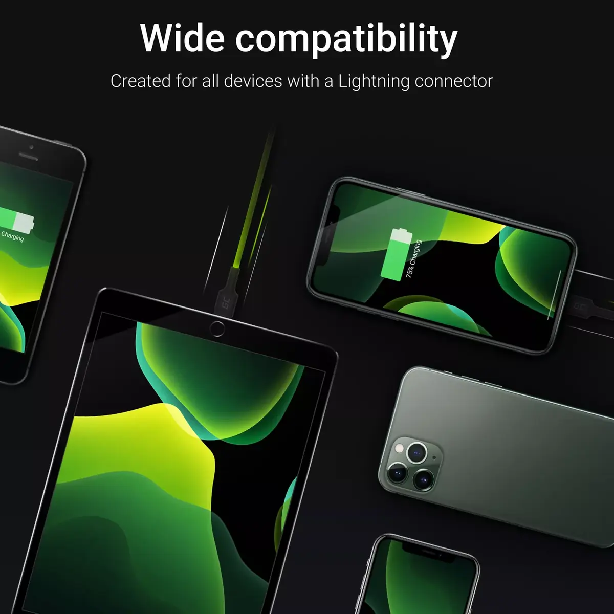 Кабель Green Cell Lightning — USB-A KABGC12 2 м Photo 5